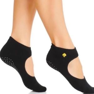 NWT~ Kate Spade Barre Socks ~ 2 Pairs ~ Black